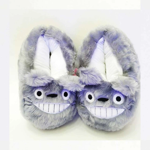 pantuflas sonriente Totoro