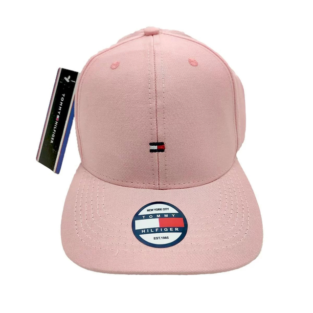 BONÉ TOMMY HILFIGER ABA CURVA ROSA CLARO - UIA SHOP