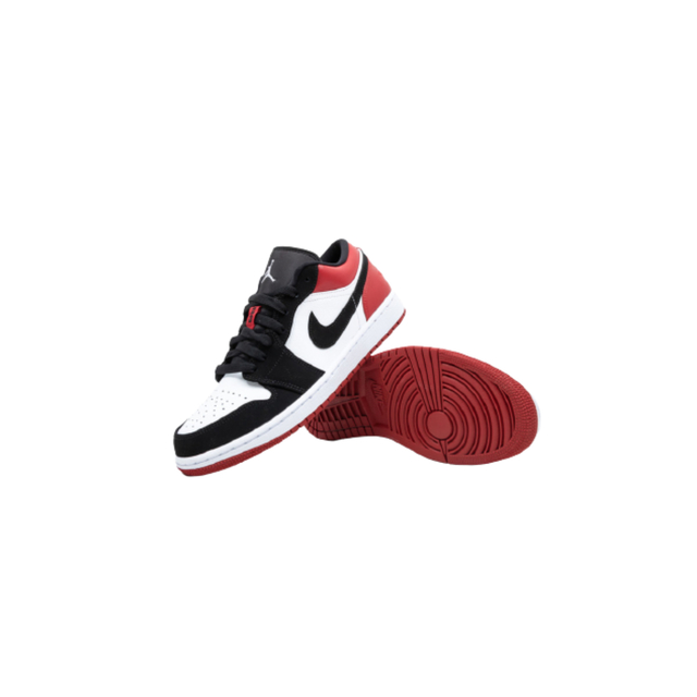 tênis nike air jordan 1 low black toe