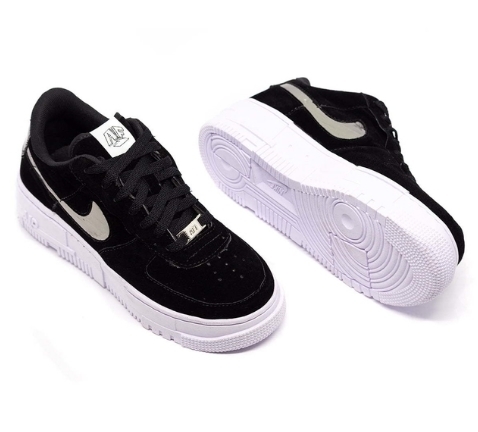 nike air force 1 preto camurça