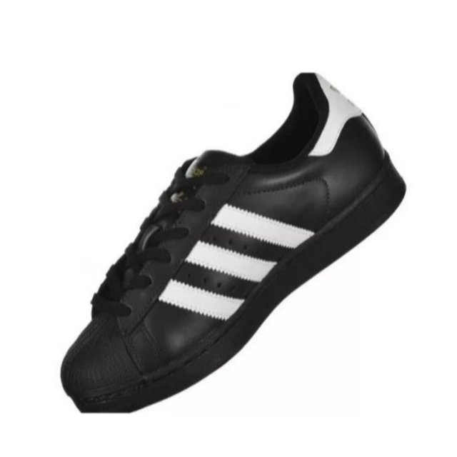 adidas preto com listra branca