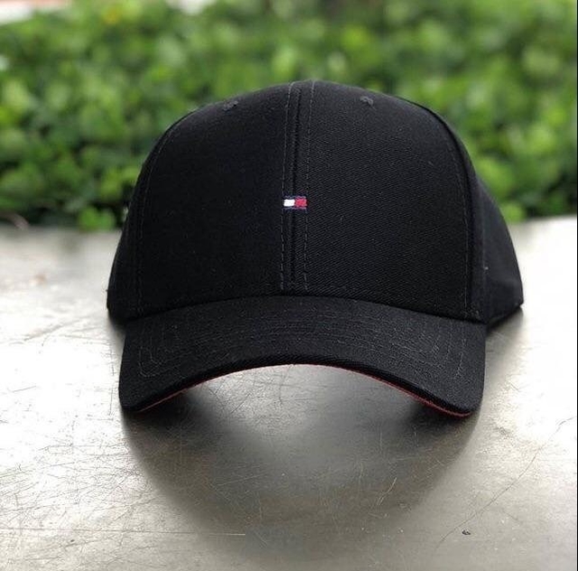 Boné Tommy Hilfiger basico preto vermelho ⋆ Sanfer Acessórios
