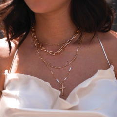 Collar dore - Sophiee Jewelry