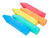 Tizas Lavables Para Exterior Glitter X 5 Colores - comprar online