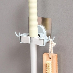 Soporte Para Escoba Secador Adhesivo Antlers Mop Clip
