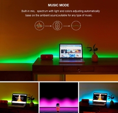 Tira Led Gamer RGB BLUETOOTH USB Audio rítmica en internet