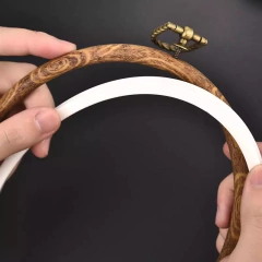 Bastidor Ovalado flexi simil madera 8 x 10 cm. - Luno