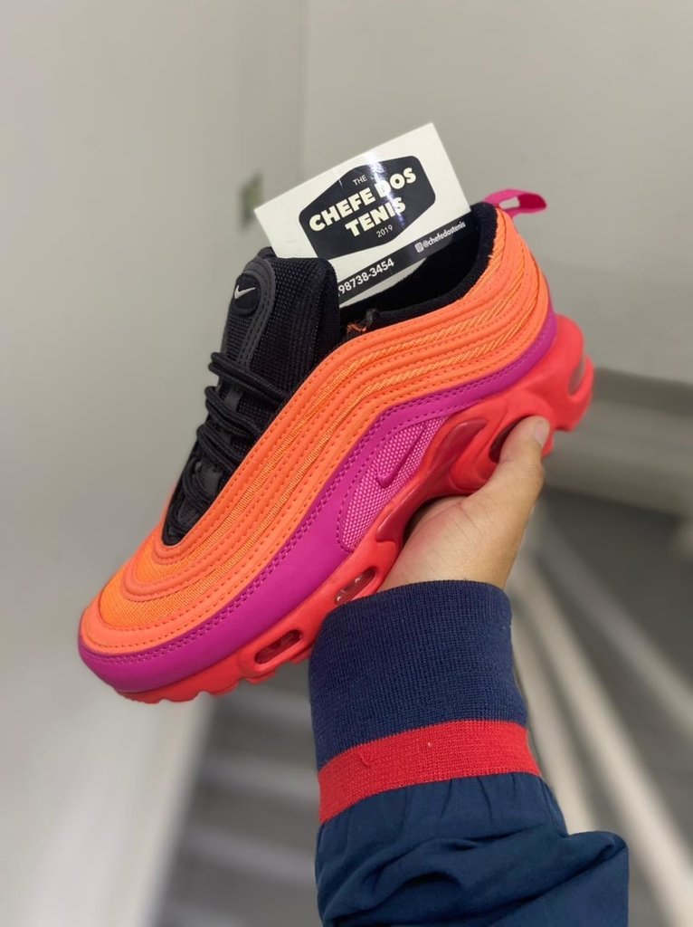 tênis nike laranja air max