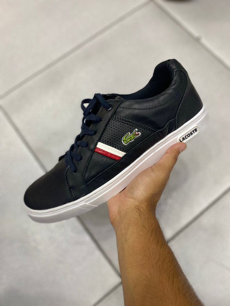 Tênis Lacoste Europa Lcr Brz Masculino Preto