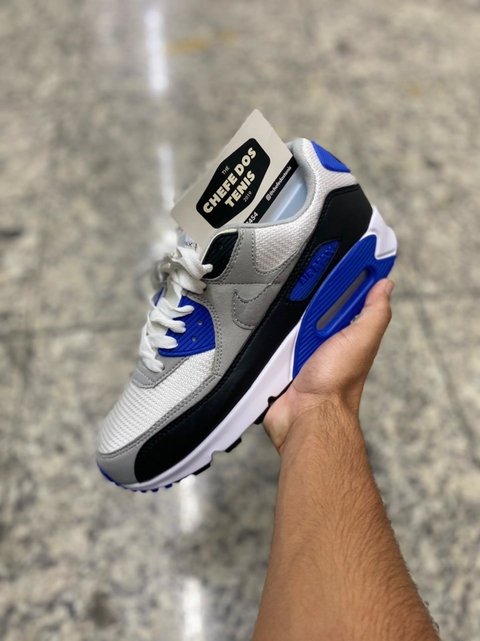 Tênis Nike Air Max 90 Masculino Cinza e Verde