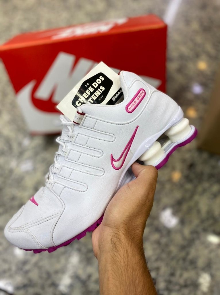 nike shox rosa claro