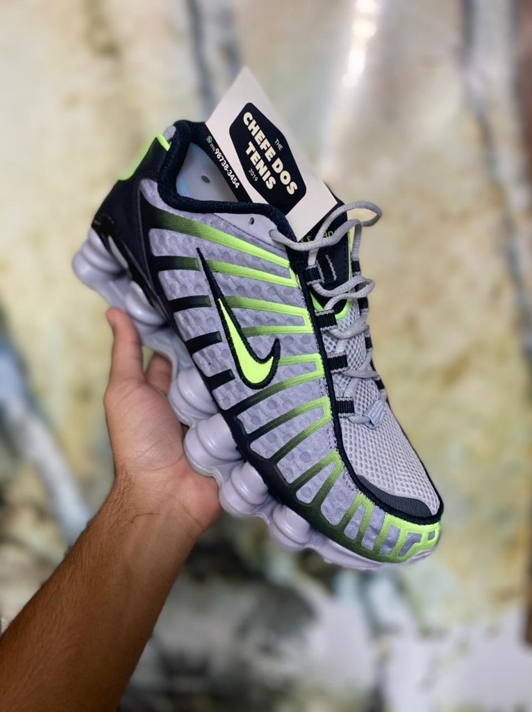 nike shox 12 mola cinza