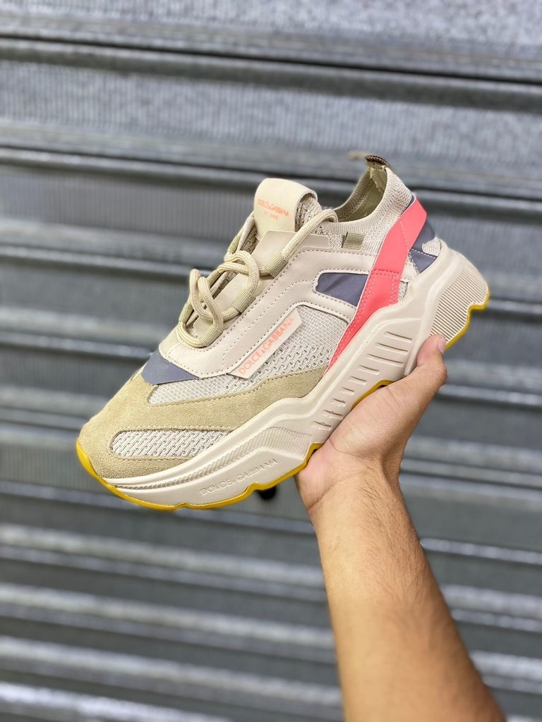 Tênis Dolce \u0026 Gabbana Portofino Branco Masculino Original - HPB2 | Etiqueta  Única