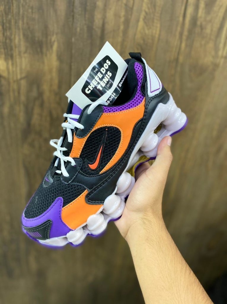 tênis nike shox roxo