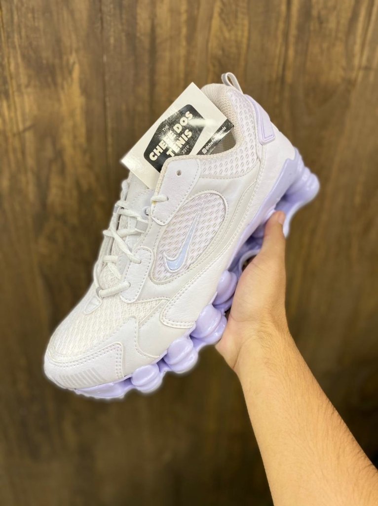 nike shox branco novo
