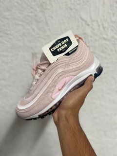 air max 97 feminino branco e rosa