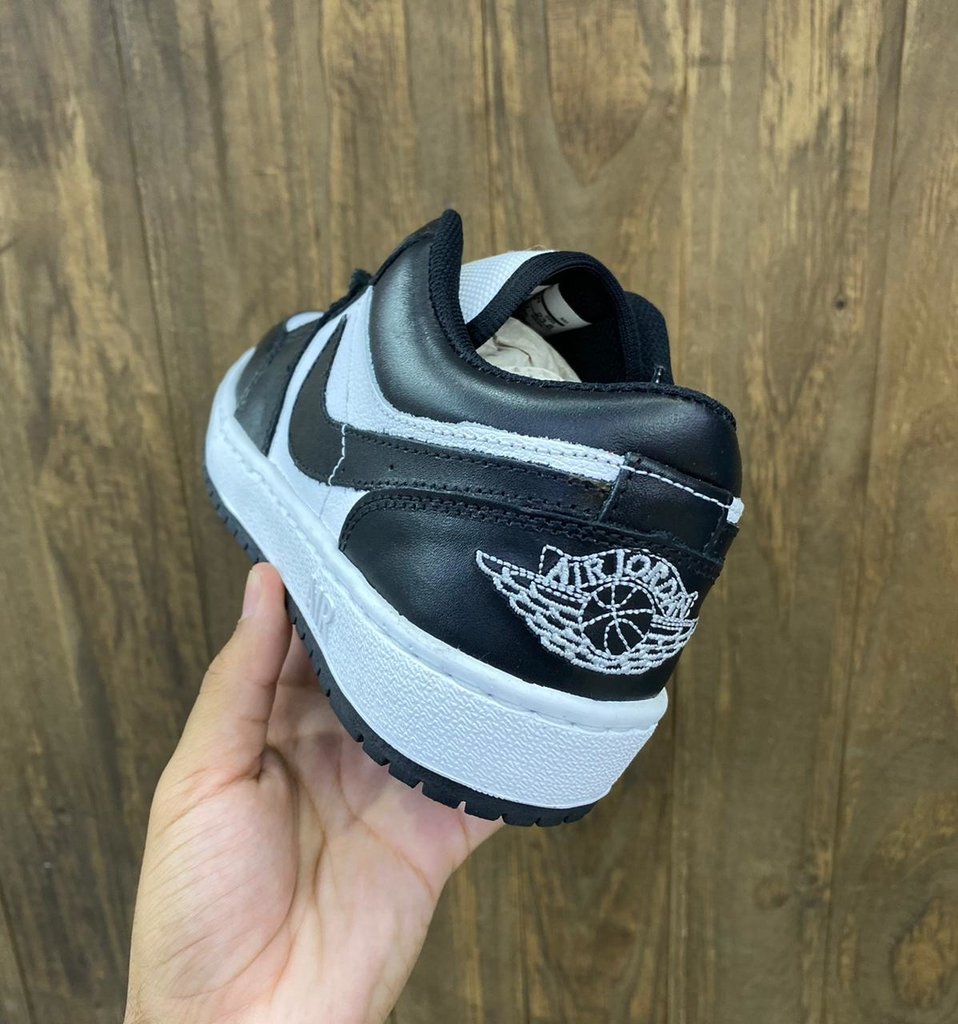air force cano baixo preto