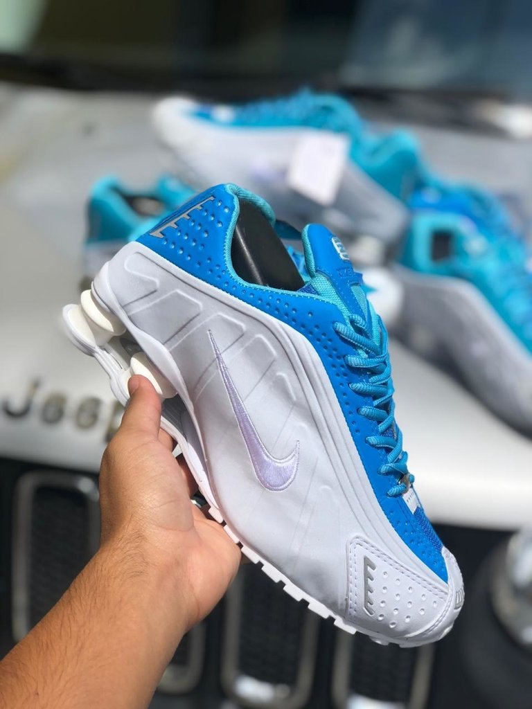4 molas r4 azul e branco