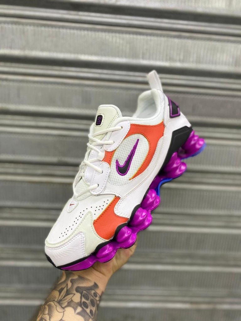 nike branco e rosa masculino