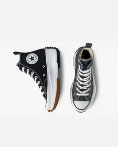 Tênis Converse All Star Run Hike Hi - Preto/ Branco/ Marrom Mel