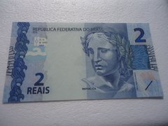 C262 Cédula Brasil 2 Reais DA (Mantega/Tombini) FE - Completei