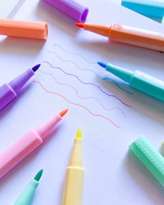 MARCADORES PASTEL x6un. - tienda online