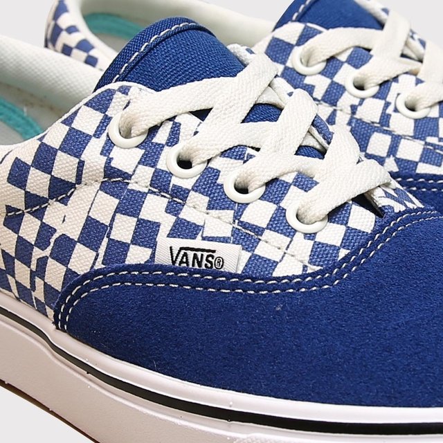 Tênis Vans Classic Slip-On Quadriculado Azul