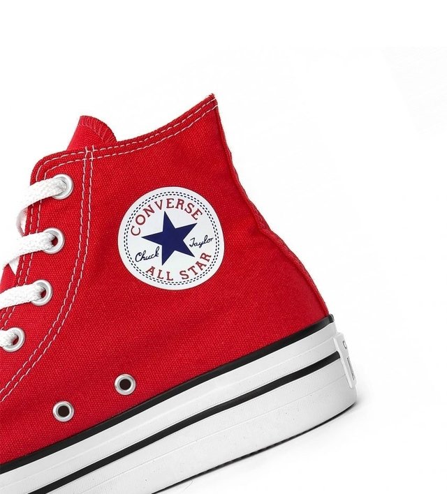 all star chuck taylor flatform vermelho
