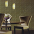 Sala de jantar decorada com Papel de Parede Imitação Azulejo Marrom Esverdeado (Com brilho) - Coleção Rustic Country - Importado Lavável | 131205 - Ciça Braga