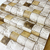 Detalhes do Papel de Parede Pedra Mosaico 3D Bege - 9,50 metros | 153-0401 - Ciça Braga