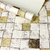 Beleza do Papel de Parede Pedra Mosaico 3D Bege Claro - 9,50 metros | 153-0402 - Ciça Braga