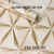 Sugestão de cor do Papel de Parede 3D Geométrico Dourado - 9,50 metros | 156-360103S - Ciça Braga