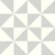 Papel de Parede Geométrico Cinza e Off-White - Coleção Cubic - Importado Lavável | CU87406 - Ciça Braga