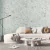 Ambiente Decorado com Papel de Parede Cimento Queimado Cinza com Brilho Metálico - Coleção White Swan Kantai 101602 | 10 metros | Cola Grátis - Ciça Braga