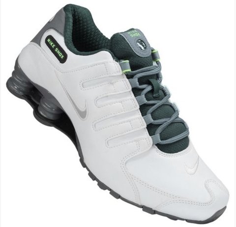 nike shox de camurça