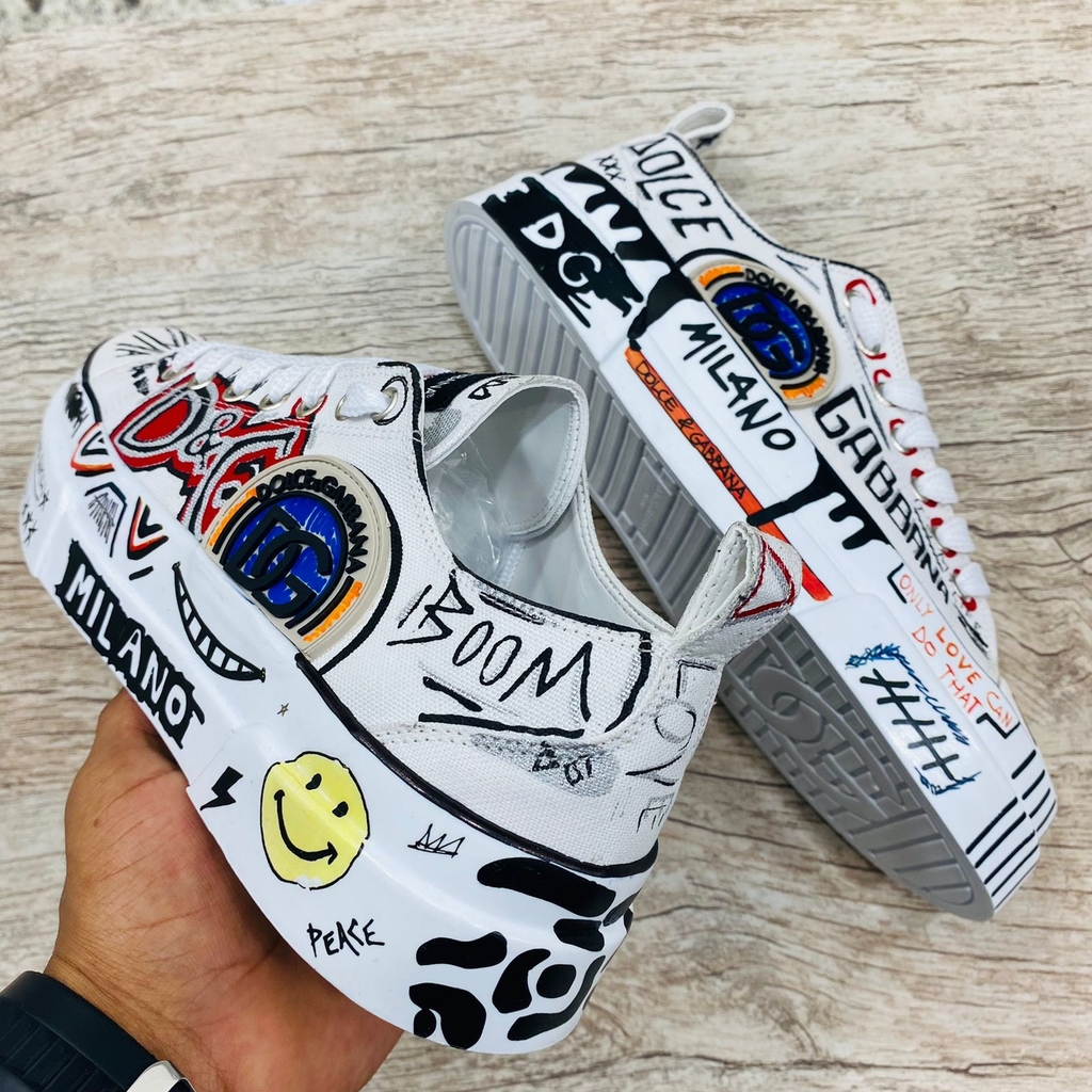 Tênis Dolce \u0026 Gabbana DG Milano Only Love