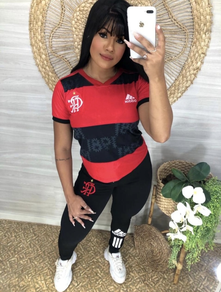 Conjunto Adidas Flamengo Feminino - FehMultimarcas