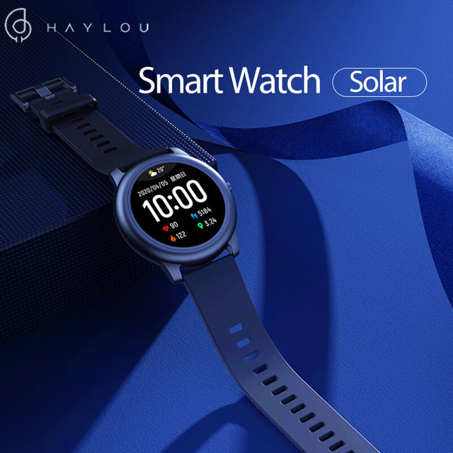 Reloj Smartwatch | HAYLOU LS05 solar | Reloj Inteligente + Notificaciones +  Deportes + Ritmo Cardiaco (Android + iPhone) Podometro Lcd Sensor