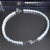 The silver space pearl choker - tienda online