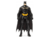 figura de accion spin master the cape crusader batman traje negro detalle de la figura de frente