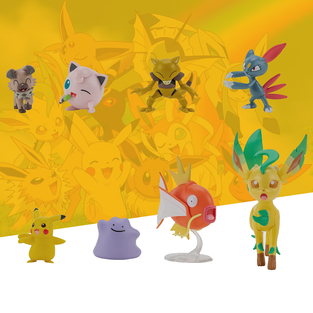 Pokémon Multi Pack Com 8 Figuras De Batalha - Ri Happy