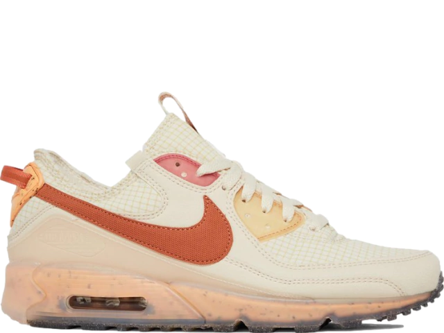 Orange and on sale white air max