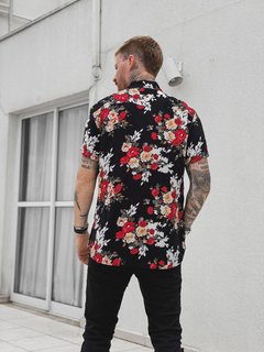 Camisa Manga Curta BLACK ROSE - Loja Macho Moda