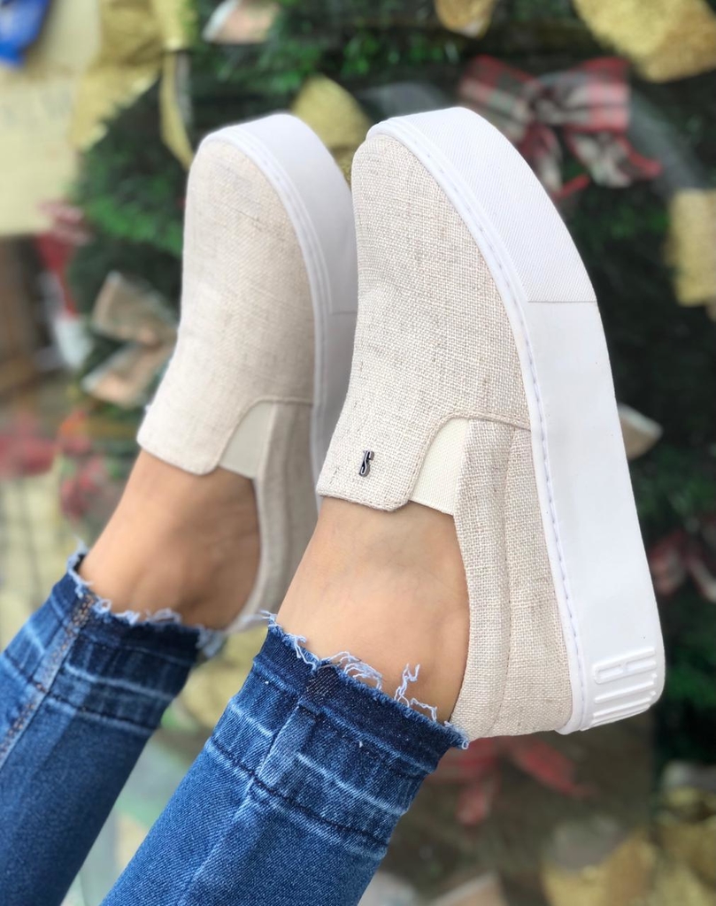 Slip Santa Lolla Linho Branco - Comprar em Selma Jeans