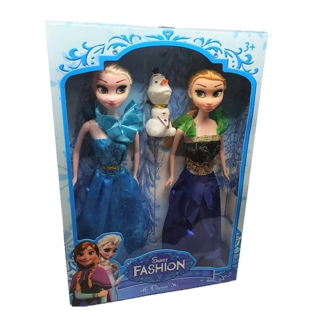 Muñecos Elsa, Ana y Olaf - Frozen Sweet Fashion