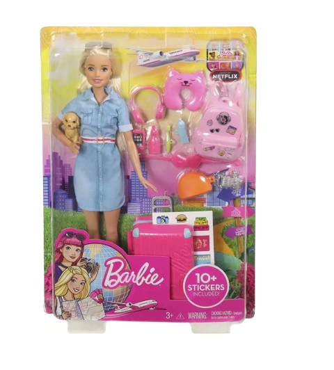 Barbie Viajera con Accesorios - Barbie - Mattel