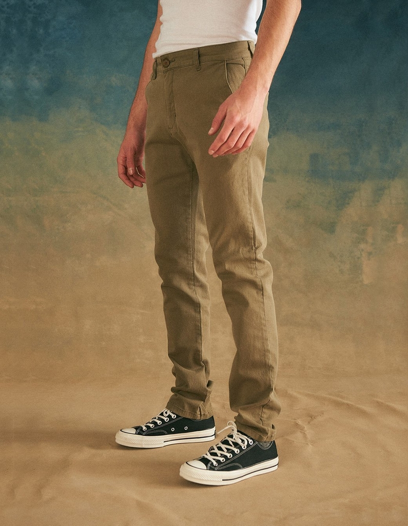 Pantalón CHINO GABARDINA Verde - Comprar en TRÓPICO