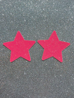 Adesivo de Seio Star - Glitter Rosa