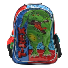 Mochila Mundo Dino Cresko tiranosaurio rex