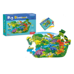 Rompecabeza Puzzle Cresko infantil dinosaurios con forma